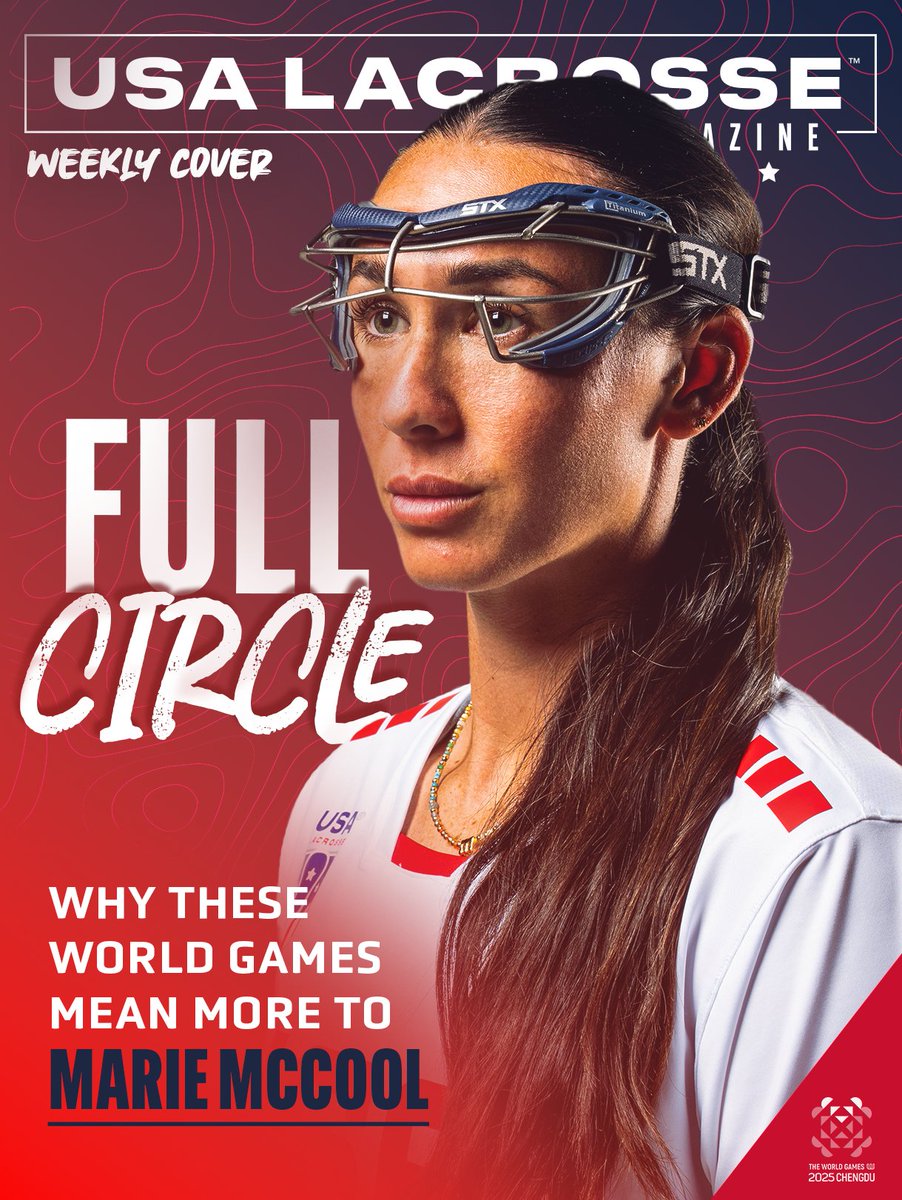 USALMag's tweet photo. Where her roots run deep, she plays for gold 🏅

When the United States takes the field at The World Games 2025 in China, it will be a homecoming of the heart for Marie McCool.

 🔗 https://t.co/h30XhXNHxE https://t.co/hYSXipx8ut