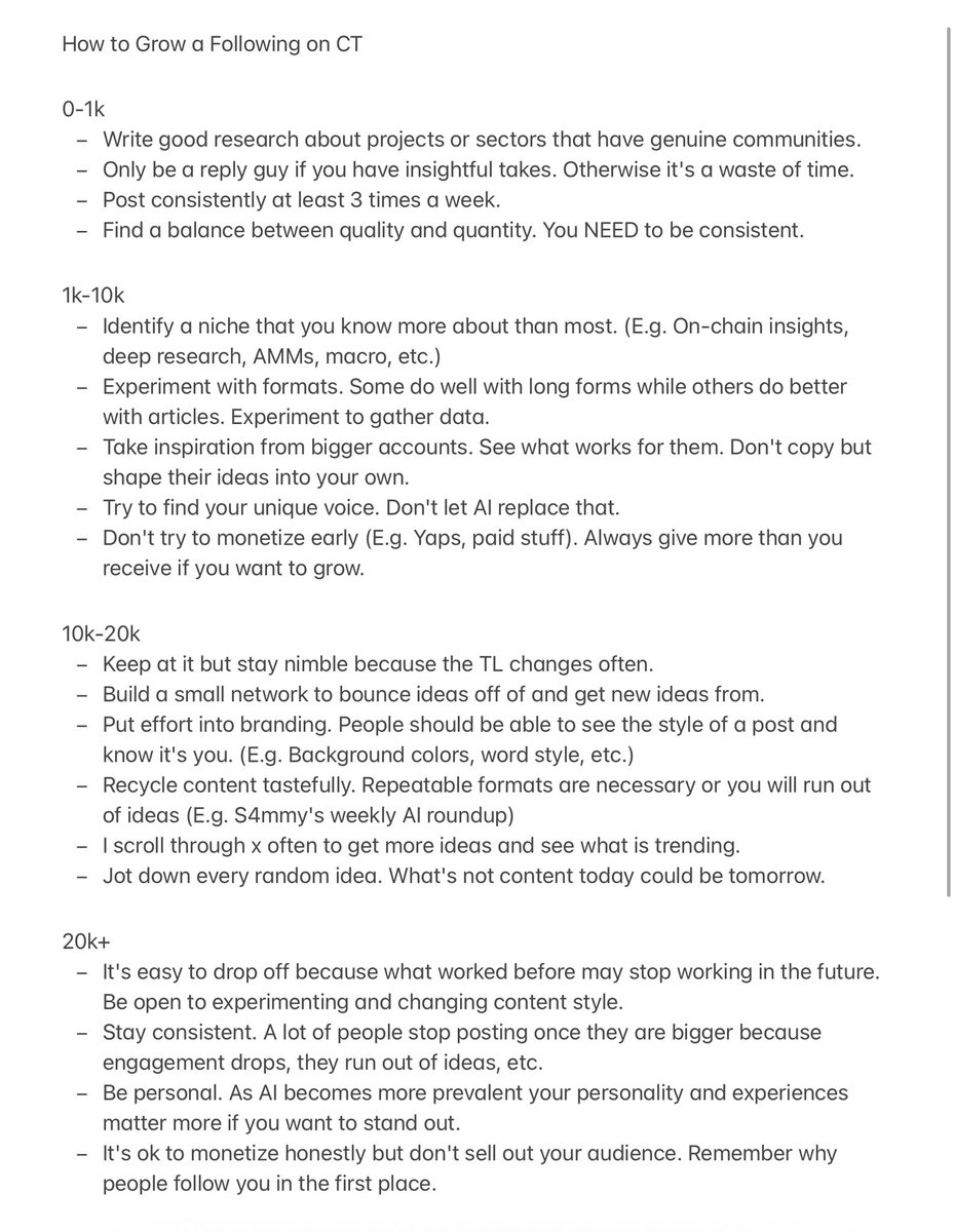 How to grow a following on CT