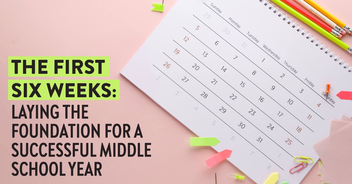 teachmag's tweet image. What happens during the first six weeks can make or break the year for both students and teachers alike. Here's how to set your class up for success. bit.ly/41vHiFX

#EdChat #BackToSchool #MiddleSchool #ClassManagement