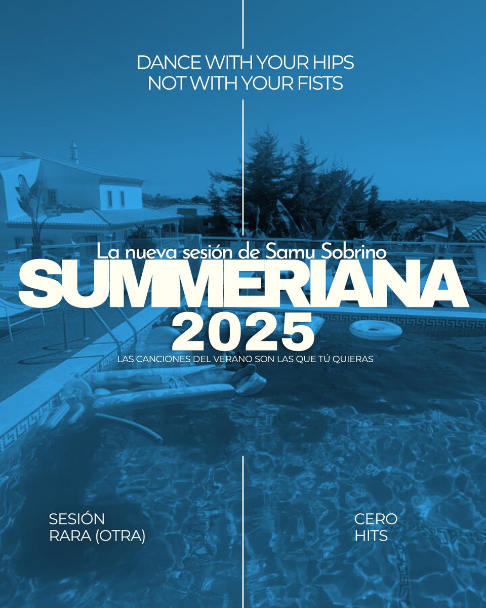 Samu Sobrino // Envenenadub ha muerto (@envenenadub) on Twitter photo Pues a estas alturas he grabado un Greatest Hits del verano, con canciones de <a href="/zaharapop/">Zahara</a>, <a href="/HudsonStories/">Stories Samantha Hudson</a>, <a href="/confidencemanTM/">Confidence Man</a>, <a href="/ColecDaSilva/">Colectivo Da Silva</a>, <a href="/baiucamusic/">Baiuca</a> e <a href="/IzaroAndres/">Izaro Andres</a>, restinga, Carlangas, <a href="/parcelsmusic/">Parcels</a>, <a href="/nu_genea/">Nu Genea</a>, <a href="/romyromyromy/">Romy</a>..
A ver si os mola ✌️🪩
mixcloud.com/Envenenadub/su… Pues a estas alturas he grabado un Greatest Hits del verano, con canciones de <a href="/zaharapop/">Zahara</a>, <a href="/HudsonStories/">Stories Samantha Hudson</a>, <a href="/confidencemanTM/">Confidence Man</a>, <a href="/ColecDaSilva/">Colectivo Da Silva</a>, <a href="/baiucamusic/">Baiuca</a> e <a href="/IzaroAndres/">Izaro Andres</a>, restinga, Carlangas, <a href="/parcelsmusic/">Parcels</a>, <a href="/nu_genea/">Nu Genea</a>, <a href="/romyromyromy/">Romy</a>..
A ver si os mola ✌️🪩
mixcloud.com/Envenenadub/su…