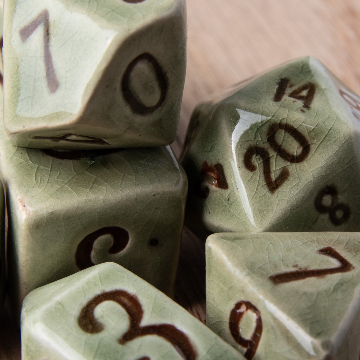 Yes! They really are ceramic! #ttrpg #dnd #dice