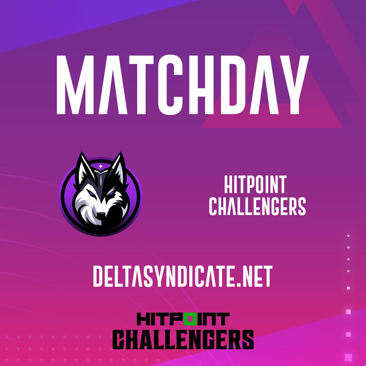 Delta_Syndicate's tweet image. We will face against @priorit_esports  in @hitpointcz
Challengers.  

Watch our games on the official stream here: twitch.tv/hitpointcz
