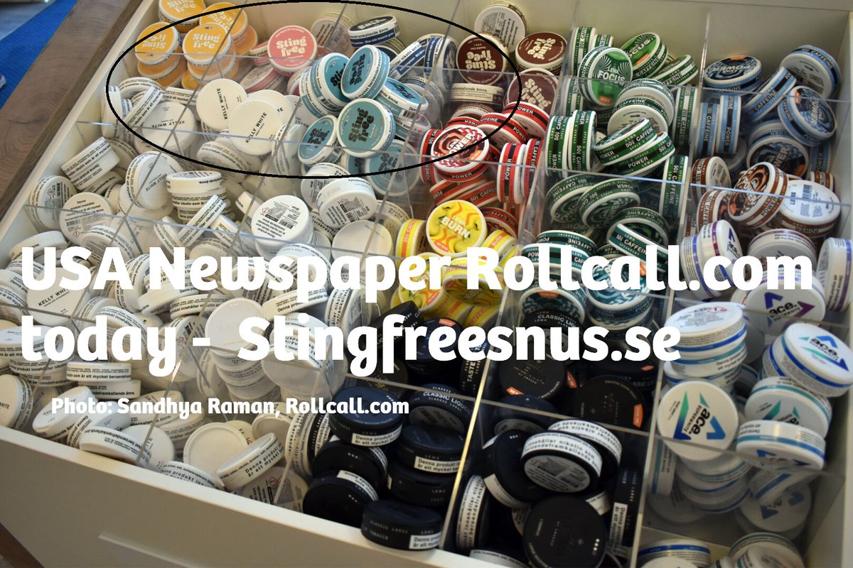 As the founder of Stingfreesnus.se I'm very proud our small family company is making headlines for the 5th time in four months in the United States. <a href="/rollcall/">Roll Call</a> x 3 <a href="/NicotineInsider/">Tim Donahue</a> &amp; <a href="/NewYorker/">The New Yorker</a>. Our unique Protex® technology #nicotinepouches with integrated #gum protection
