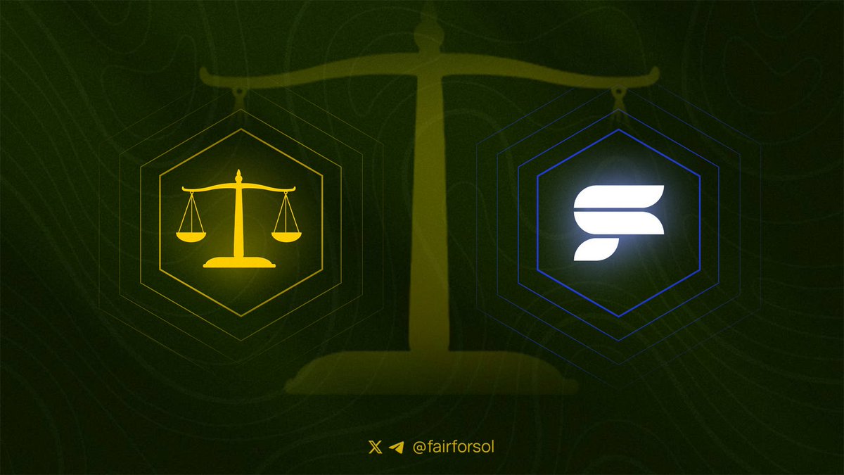 FAIR (@fairforsol) on Twitter photo Excited to announce our ecosystem partnership with <a href="/streamflow_fi/">Streamflow</a>
→ Streamflow will be our exclusive vesting partner for the $FAIR token
→ FairScale will integrate Streamflow to reward locked token vesting with stronger FairScores
We’re building trust across Solana, for Excited to announce our ecosystem partnership with <a href="/streamflow_fi/">Streamflow</a>
→ Streamflow will be our exclusive vesting partner for the $FAIR token
→ FairScale will integrate Streamflow to reward locked token vesting with stronger FairScores
We’re building trust across Solana, for