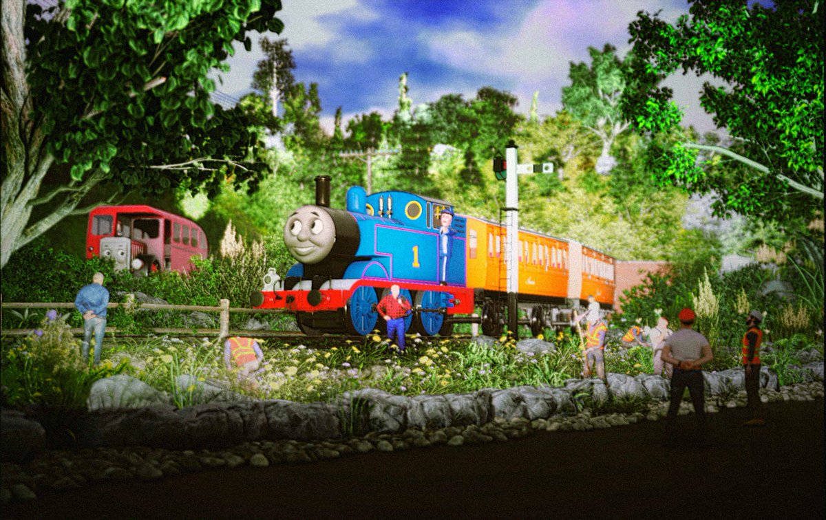 Now you don't have to think about this realistically, but as a partial Disney parks fan, I really believe Thomas should deserve a high quality park. Beautiful scenery, immersive attractions, etc.