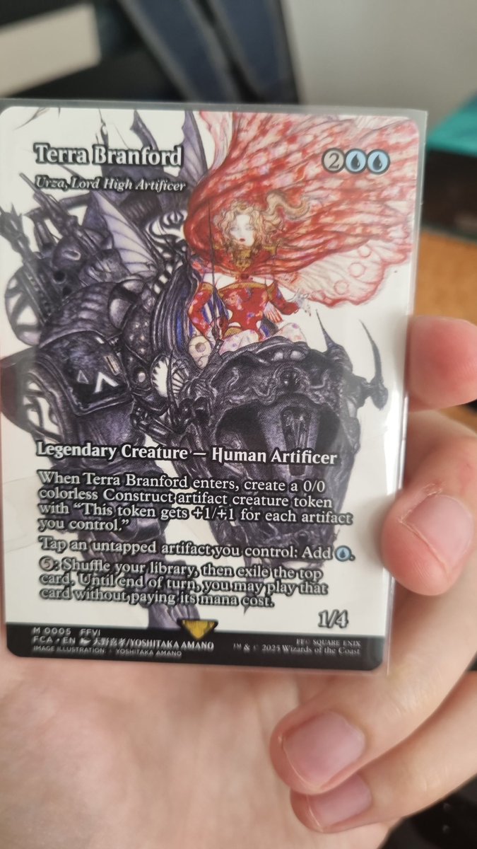 beberosto's tweet photo. Comprei uma caixa de magic do ff pq a gente so vive uma vez e veio o que??? Essa lindeusa https://t.co/KyfWaLc79l