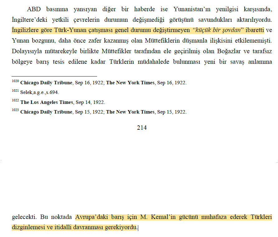 omerdumgiriz's tweet photo. 📅15 Eylül 1922
✍️ABD'de münteşir "The New York Times" gazetesi:

"İngilizlere göre Türk-Yunan çatışması genel durumu değiştirmeyen 'küçük bir şovdan' ibaret. [..] Avrupa'daki barış için M. Kemal'in gücünü muhafaza ederek Türkleri dizginlemesi ve itidalli davranması gerekiyor." https://t.co/hBSysKdQIH