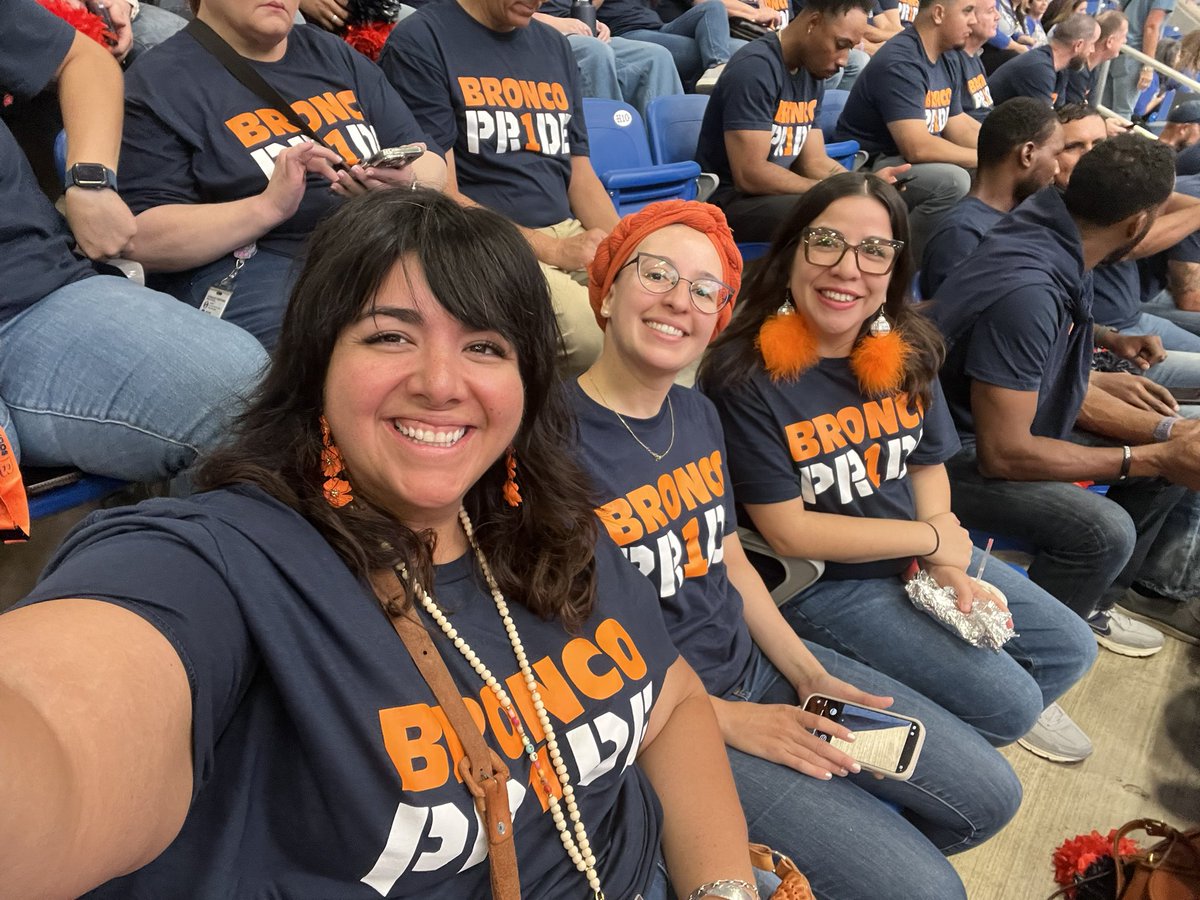 Reppin Bronco Pride at the 2025 <a href="/NISD/">Northside ISD</a>  Convocation <a href="/NISDBrandeis/">Brandeis High School</a> #convoselfie