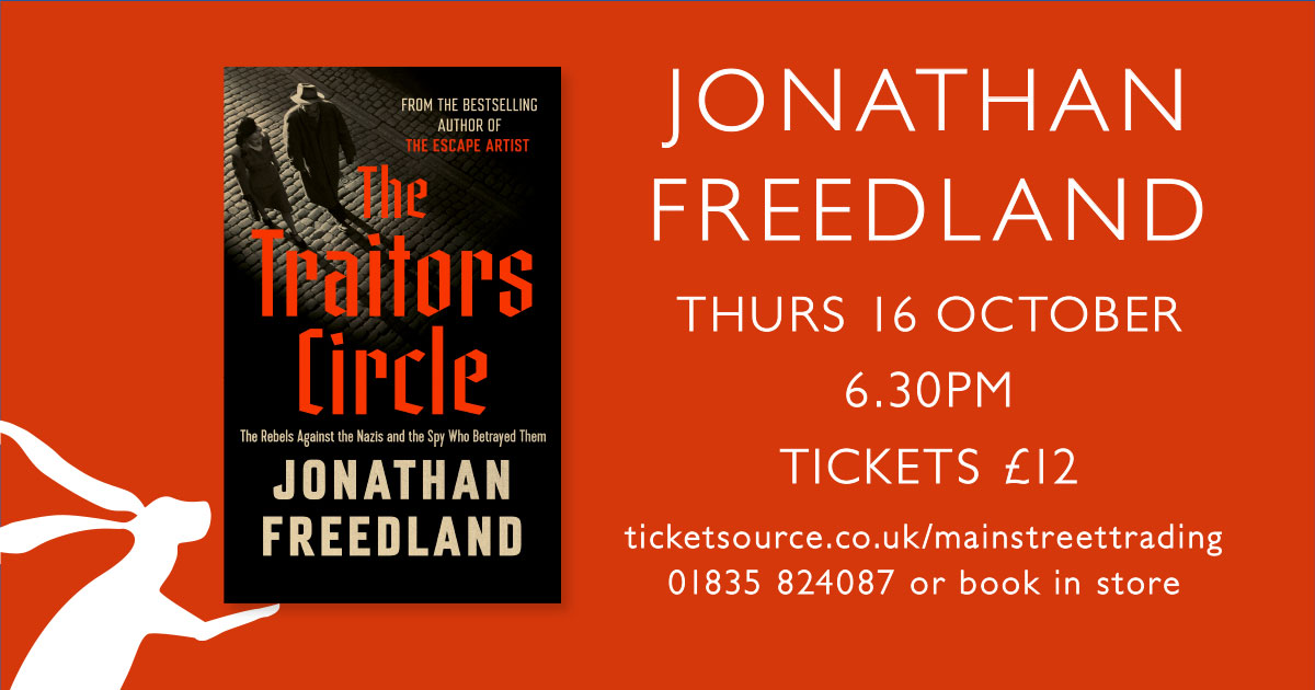 From the author of The Escape Artist, a new thrilling read - mailchi.mp/mainstreetbook… don't miss the chance to hear the brilliant @freedland on Thurs 16th Oct <a href="/JMP_Publicity/">JMP Publicity</a> @JohnMurrays