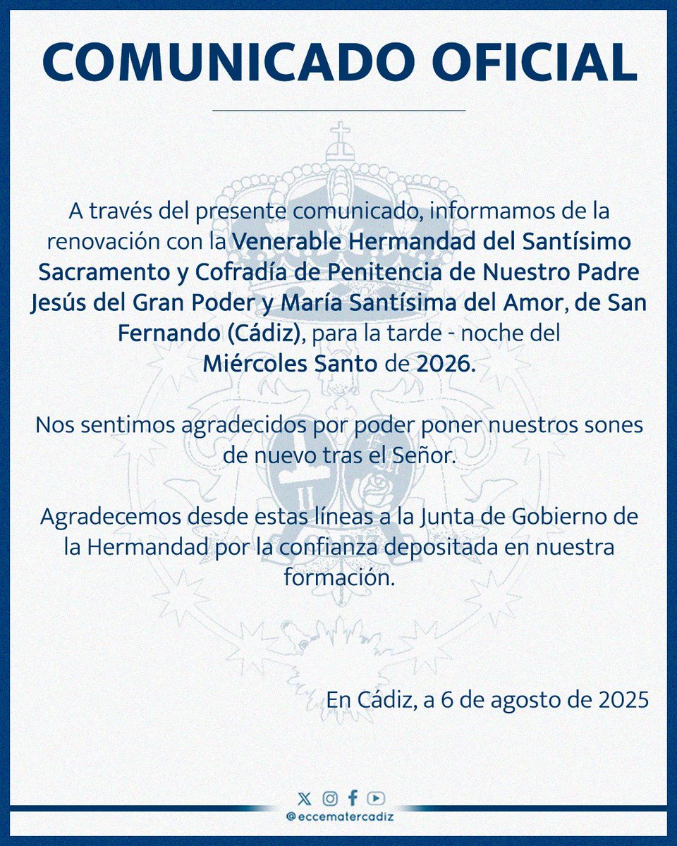 🔵 𝐂𝐎𝐌𝐔𝐍𝐈𝐂𝐀𝐃𝐎 𝐎𝐅𝐈𝐂𝐈𝐀𝐋