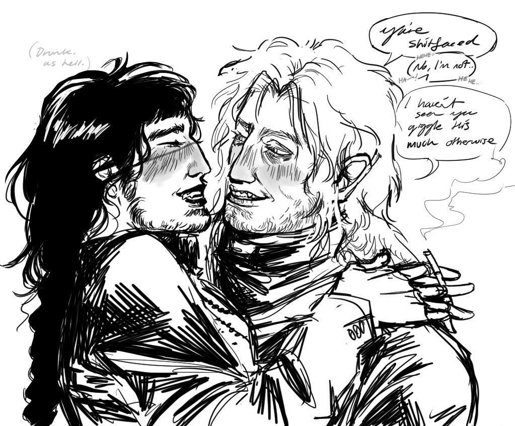 They’re back on my mind i haven’t drawn Them in sooowww long @_@ ,,, #ocxcanon #811game