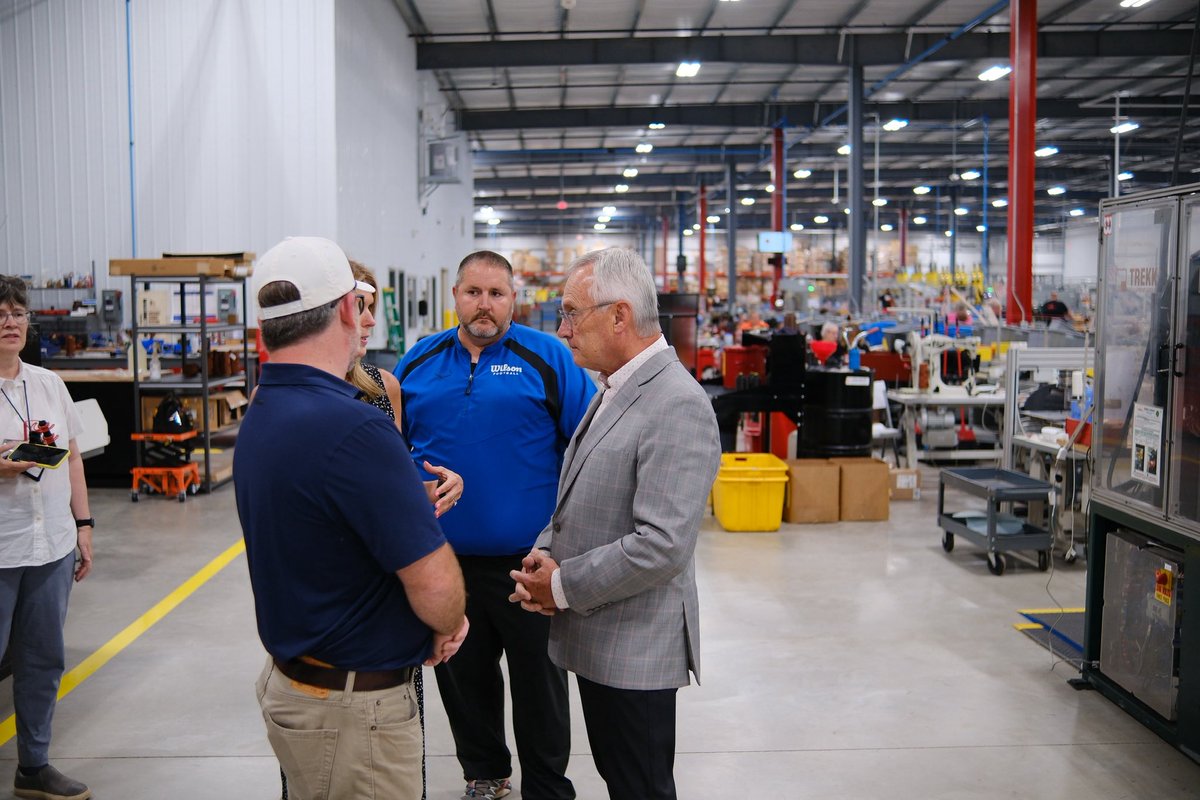 Lt. Governor Jim Tressel (@ltgovjimtressel) on Twitter photo Had a great visit to <a href="/WilsonFootball/">Wilson Football</a> in Ada yesterday! I might be biased, but footballs made right here in Ohio? Thatโs pretty cool. Had a great visit to <a href="/WilsonFootball/">Wilson Football</a> in Ada yesterday! I might be biased, but footballs made right here in Ohio? Thatโs pretty cool.