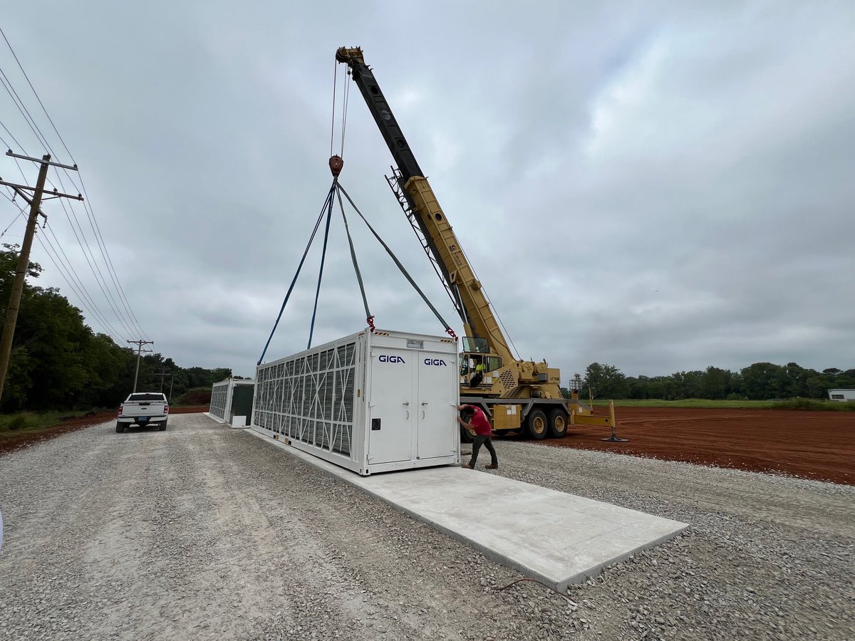 mikeshawnuff's tweet photo. I enjoyed meeting with other legislators (Rep Kiel, Rep Underwood, Rep Pettus) and local leaders to tour the Celestial Mining bitcoin mining operation in the Florence/Muscle Shoals area.  I've been to many datacenters in my career, but I've never seen anything  like the lean-n-mean efficiency of a BTC operation.

We got to see the various iterations of the operations, including the latest cutting edge modular approach which was being installed before our eyes.

These BTC mining outfits work closely with local utilities to use off-peak, otherwise-wasted electrical capacity to produce value for the local economy.  They provide local jobs and can help bring critical infrastructure to underserved areas.  Lastly, they increase the resiliency and value of the blockchain network itself.

Great to see this in Alabama!  Thanks to Will Middleton of Celestial Mining for hosting us!
