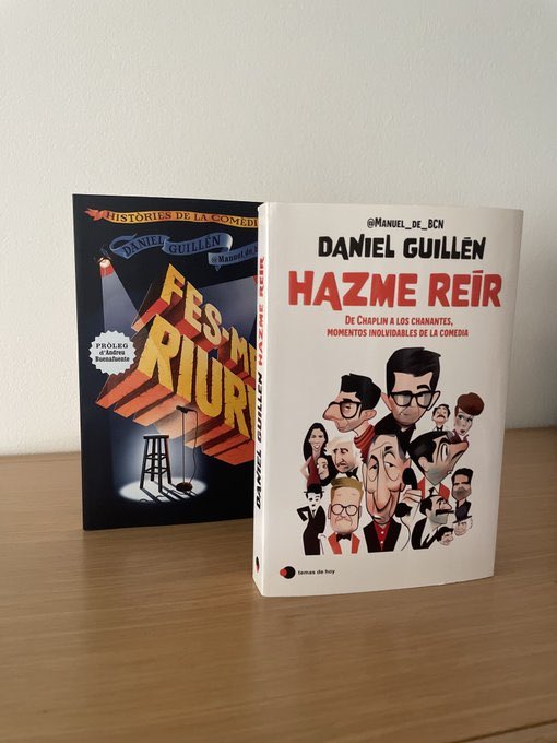 Y si te gustan estos hilos, te van a encantar las 30 historias que forman parte del libro 'Hazme reír' (o 'Fes-me riure', en català), un homenaje a la  comedia y sus intérpretes.

¡Más fresquito que un Calippo e ideal para leer en verano!

Ojalá te animes a comprobarlo.😉