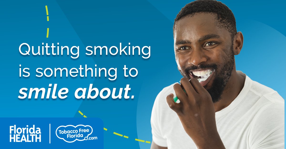 The freshest breath is tobacco free breath! Take the first step toward improved oral health by quitting smoking. Quitting smoking reduces bad breath and gum disease risk. To learn more about how to quit, visit TobaccoFreeFlorida.com/QuitYourWay. #NationalFreshBreathDay