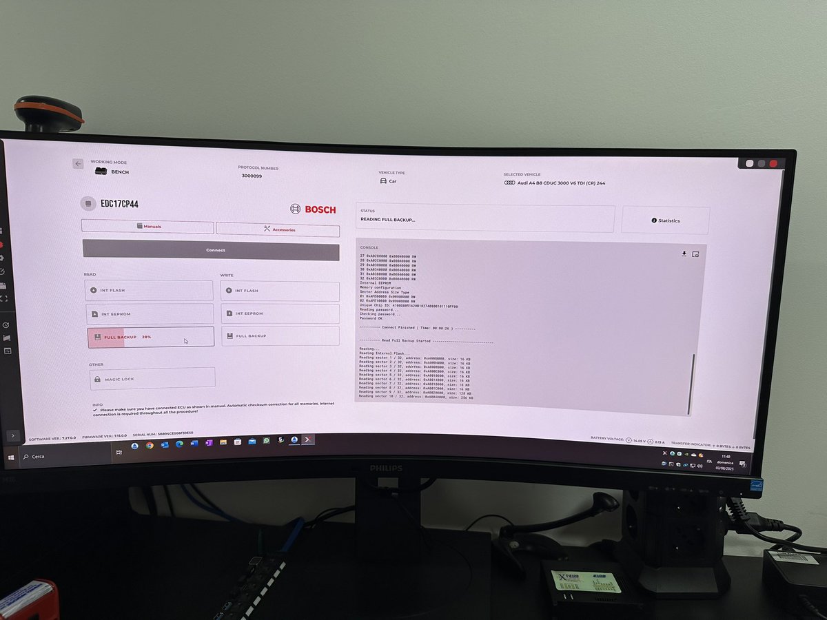 AutoVegaMotors's tweet image. PORSCHE MACAN S 
3.0TDI 258HP ECU BOSCH EDC17CP44
Read virtual #OBD &amp;amp; #benchmode for real.
▪️Stage1 +55HP +92NM 🚀🚀🚘🚘🚀🚀🔝
▪️DPF EGR ADBLUE OFF🔝✔️🆗
CLIENT SUPER SATISFAIT 😌 🔝