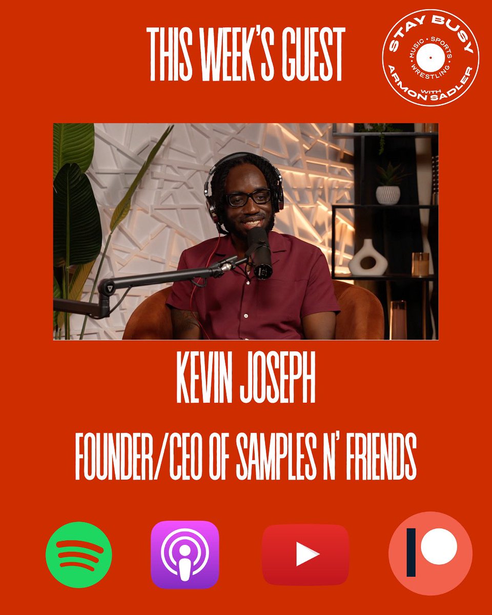 This week’s episode is a special one, as we’re joined by an OG of the Stay Busy universe: Kevin Joseph, the founder and CEO of Samples N’ Friends.

linktr.ee/staybusypod?fb…

For all uncut and exclusive content, follow us on Patreon: patreon.com/staybusypod 

#Podcast #Music #Rap