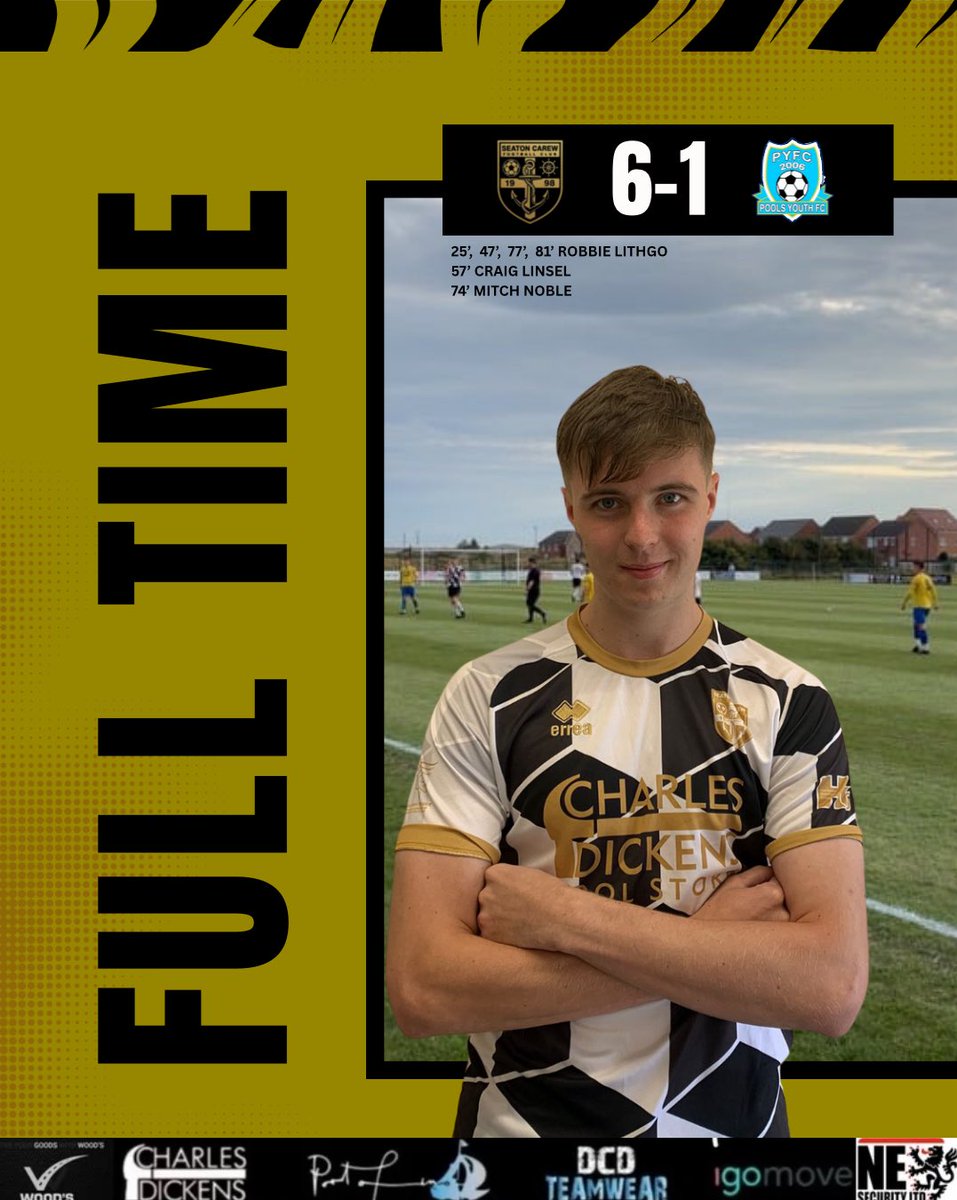 THAT IS UNBELIEVABLE!

In front of a bumper crowd, we are runaway winners in tonight’s local derby, putting 6 past Pools Youth FC!

Seaton started slowly and Pools Youth looked the most likely to go ahead, but a saved shot fell to Robbie Lithgo to give us a 1-0 advantage.