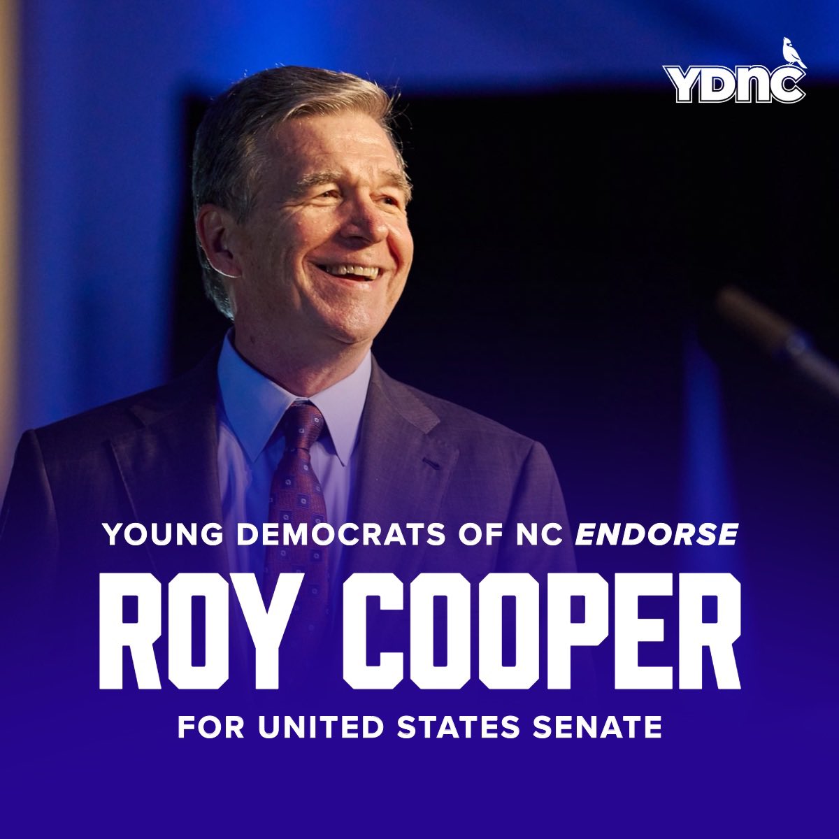 Young Democrats of NC (@ydnc) on Twitter photo The Young Democrats of NC are so proud to endorse Governor <a href="/RoyCooperNC/">Roy Cooper</a> for US Senate!
YDNC President <a href="/ZachFinley/">Zach Finley</a>: “His servant leadership isn’t just rare; it’s exactly what this moment calls for. Roy Cooper is our guy.” #ncpol The Young Democrats of NC are so proud to endorse Governor <a href="/RoyCooperNC/">Roy Cooper</a> for US Senate!
YDNC President <a href="/ZachFinley/">Zach Finley</a>: “His servant leadership isn’t just rare; it’s exactly what this moment calls for. Roy Cooper is our guy.” #ncpol