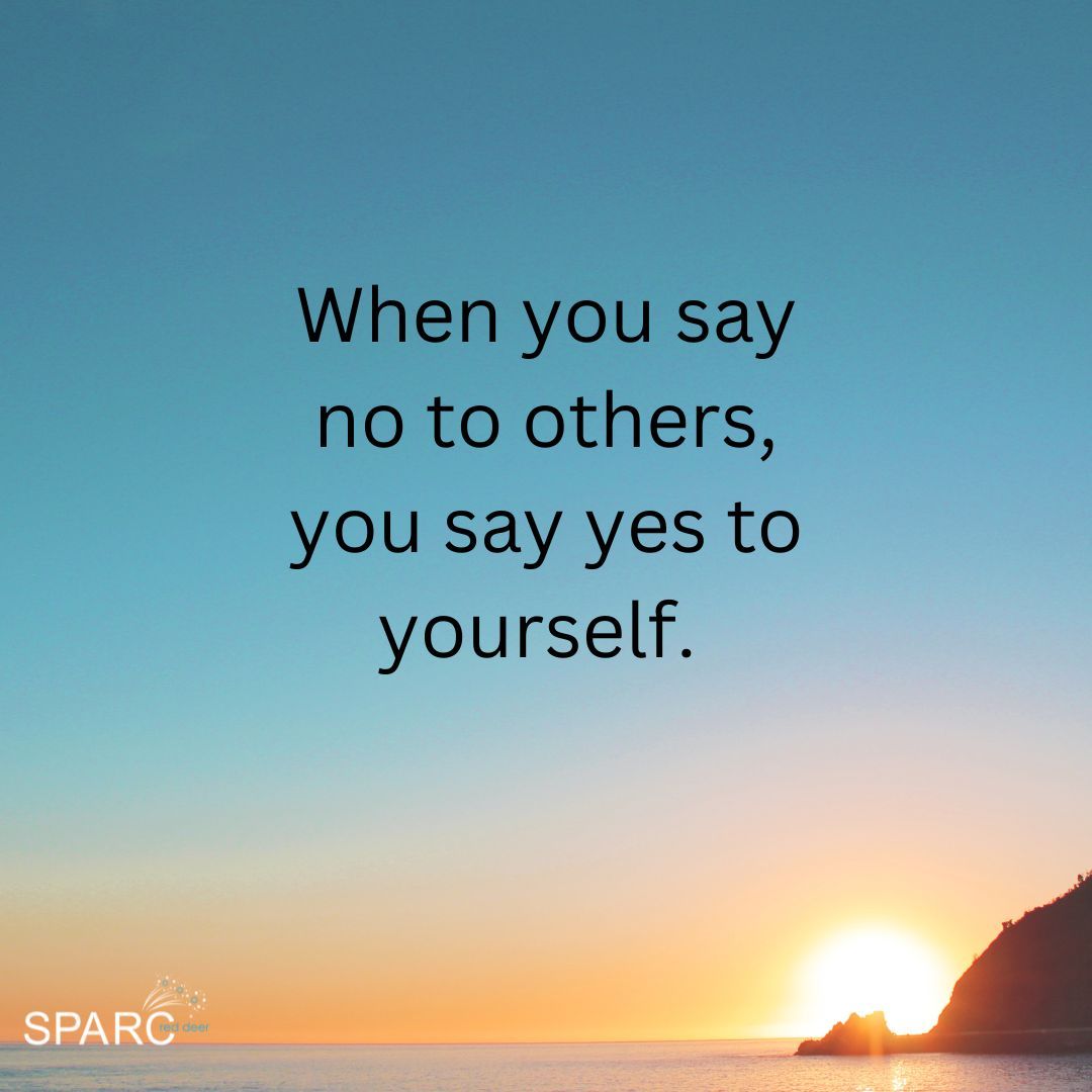 Saying no can give you more time to relax, focus on what matters, and enjoy life. It can also help you make smarter choices, build stronger relationships, and stay true to yourself. #sparcreddeer