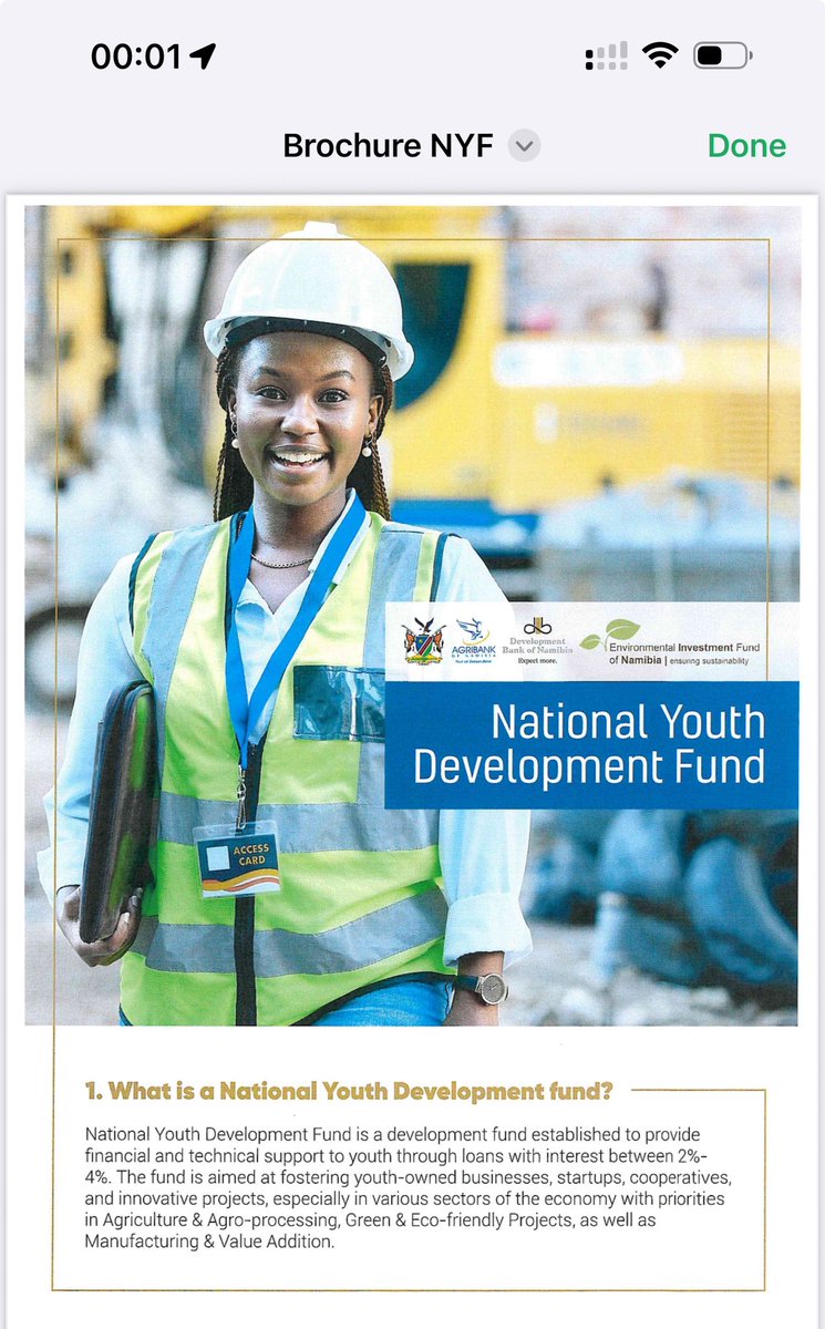 Kalenga (@hamnjela) on Twitter photo If you’re looking to apply for the National Youth Development Fund, I have the application form and info brochure.
Feel free to email me at erastuskalengier@gmail.com or WhatsApp me on +491623999151 and I’ll send them to you.
Let’s help this info reach as many young people as If you’re looking to apply for the National Youth Development Fund, I have the application form and info brochure.
Feel free to email me at erastuskalengier@gmail.com or WhatsApp me on +491623999151 and I’ll send them to you.
Let’s help this info reach as many young people as