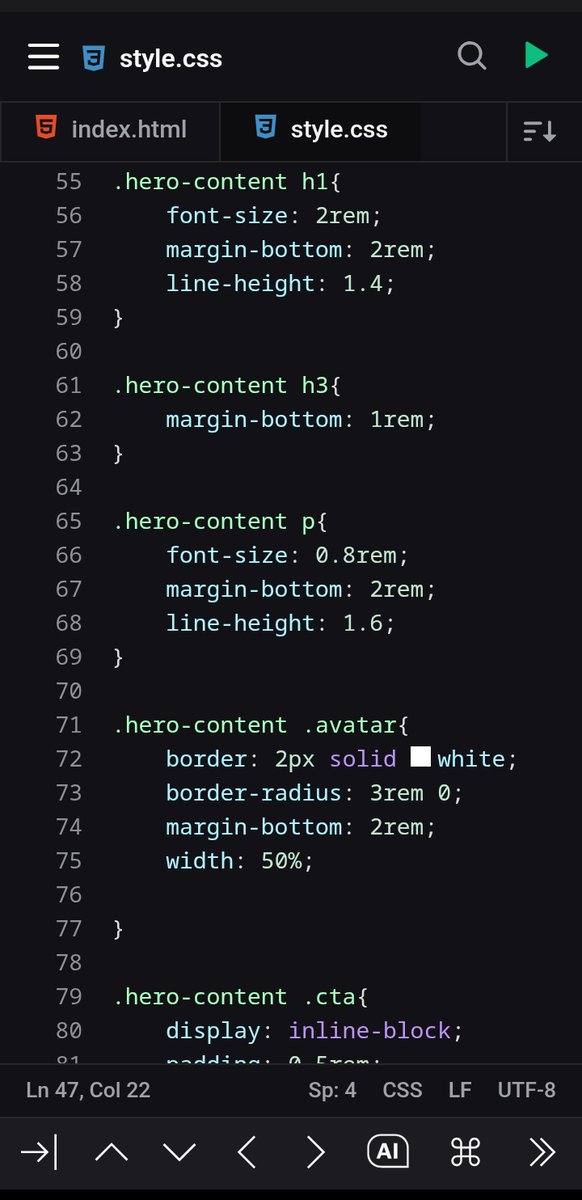 thetechsteph's tweet image. I can't just sit here waiting for a laptop while others are getting ahead.
I've got to keep learning and building anyway possible and the fact that I don't have a laptop right now won't stop me....
DAY 1 of CODING WITH A PHONE
Wish me luck 🤞💪