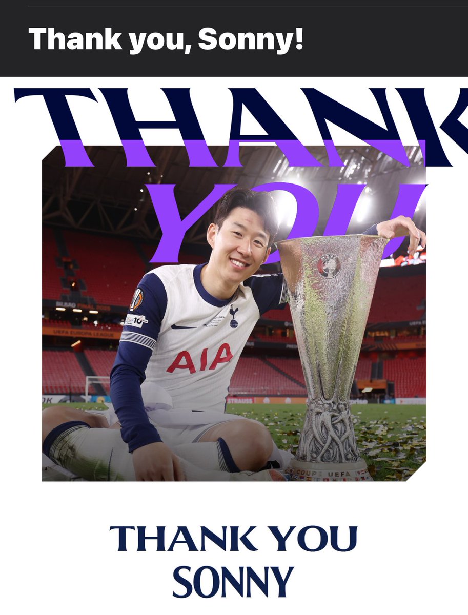 ๐ฟ๐๐ง๐ง๐๐ฃ ๐๐๐๐บ๐ฆ๐ง๐๐บ๐ฆ (@darren2502) on Twitter photo โฆ<a href="/Sonny7/">Son Heung-min</a>โฉ โฆ.
A legend
A Hero
A Lillywhite foreverโฆ
Thankyou ๐๐ผ๐๐ผ โฆ<a href="/Sonny7/">Son Heung-min</a>โฉ โฆ.
A legend
A Hero
A Lillywhite foreverโฆ
Thankyou ๐๐ผ๐๐ผ