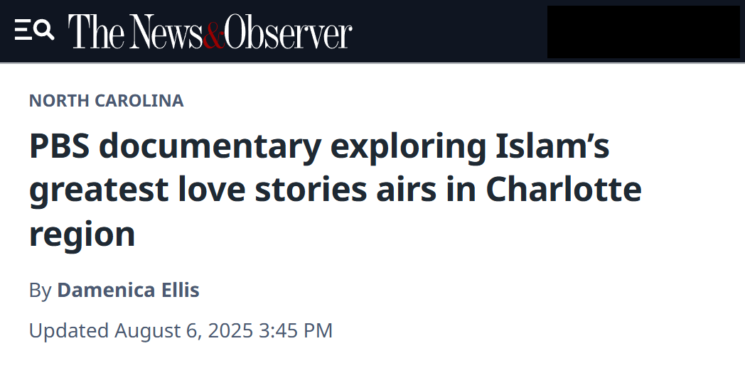 Will PBS North Carolina be airing any documentaries about Mohammad's six-year-old wife?

Or do our tax dollars only go to pro-Islam propaganda?