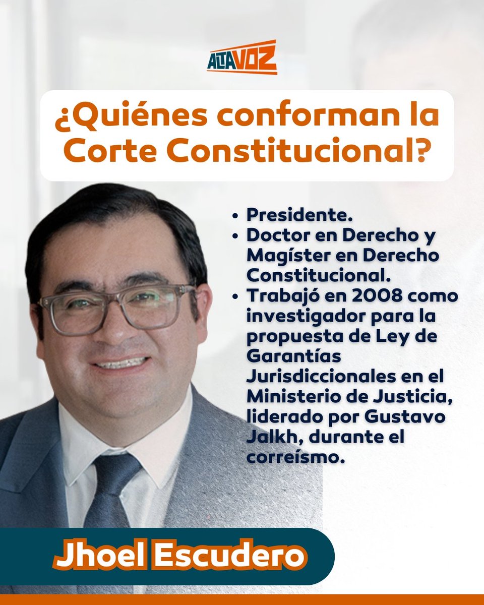 JHOEL ESCUDERO ALIAS "ABOGADUCHO" QUE NO NOS REPRESENTA 

UN ENEMIGO DE LOS ECUATORIANOS

INVASOR DEL EDIFICIO DE LA CORTE CONSTITUCIONAL.

#FUERAESCUDEROFUERA