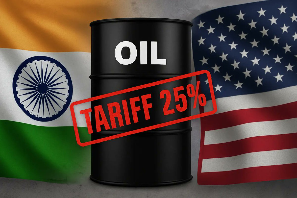 moja_avaz's tweet image. جهان باید آماده تکانه‌های شدید قیمت نفت باشد:
هند روزانه ۱.۷۹ میلیون بشکه #نفت از #روسیه وارد می‌کند؛ منابع صنعت نفت هند هشدار داده‌اند توقف این خرید می‌تواند بهای جهانی نفت را به بیش از ۲۰۰ دلار در هر بشکه برساند.

#هند #نفت #هند #روسیه #قیمت_نفت #آمریکا #ترامپ