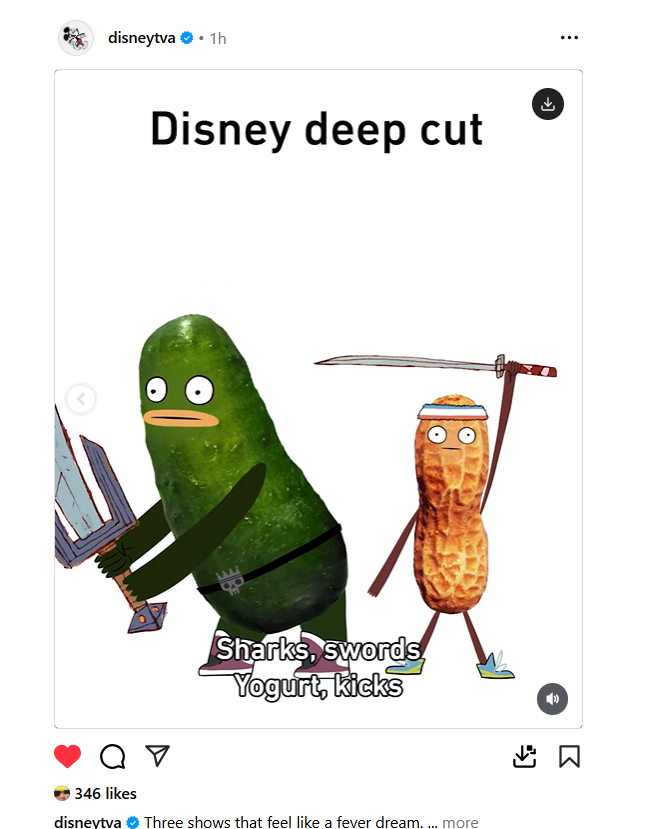 They finally acknowledge them 

instagram.com/p/DNBYXyYsDhW/…

tiktok.com/@disneytva/vid…

#BillyDilley #PickleAndPeanut #FutureWorm
