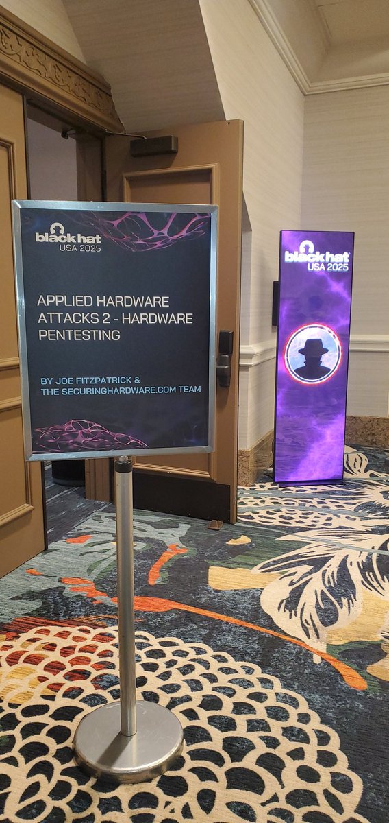 <a href="/securelyfitz/">Joe Fitz</a> Great 4 days of Training. Thank you and your very kind and helpful assistants.  <a href="/BlackHatEvents/">Black Hat</a> #BHUSA