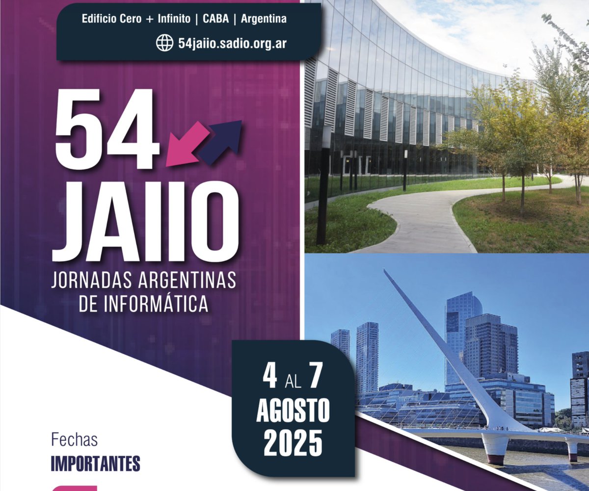 ARSLab (@arslab_cu) on Twitter photo Metodologías de #modelado y #simulación a eventos discretos: pasado, presente y futuro
Mañana, charla del Prof. Wainer. ¡No se la pierdan!
#JAIIO54 <a href="/TheOfficialACM/">Association for Computing Machinery</a>
Tomorrow! Discrete-Event #Modeling and #simulation methodologies: past, present, future. Don’t miss it! Metodologías de #modelado y #simulación a eventos discretos: pasado, presente y futuro
Mañana, charla del Prof. Wainer. ¡No se la pierdan!
#JAIIO54 <a href="/TheOfficialACM/">Association for Computing Machinery</a>
Tomorrow! Discrete-Event #Modeling and #simulation methodologies: past, present, future. Don’t miss it!