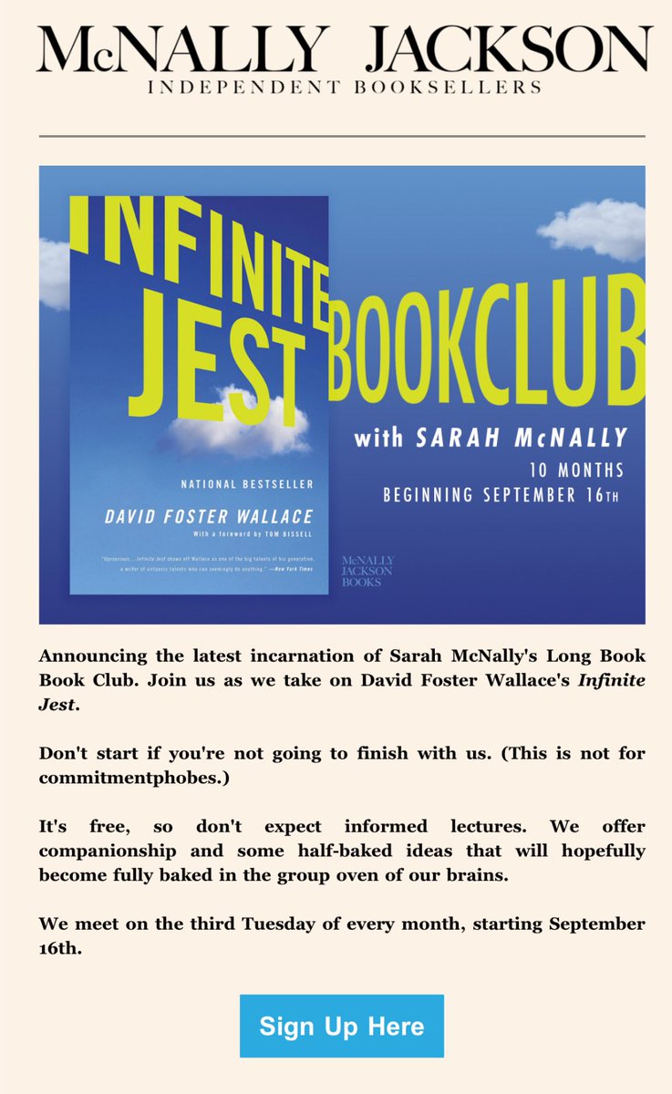 McNally Jackson book club