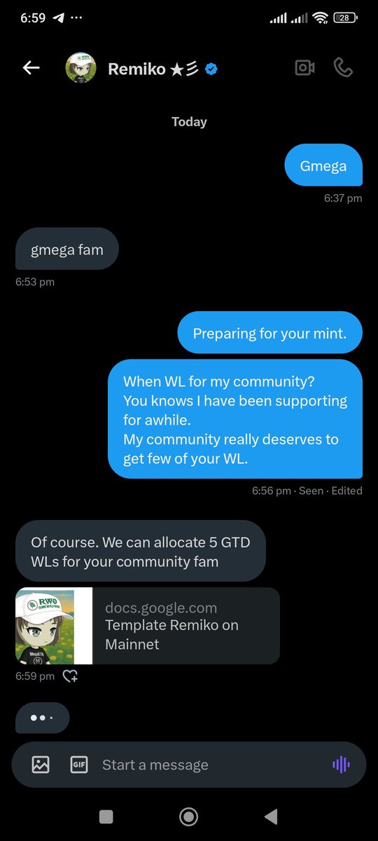 bashorunedward's tweet photo. This is very huge win for my X followers here!

One of the hardest WL to get on
@megaeth remains Remiko.

And it's a sure cook...

I just bagged 5 GTD for my followers.

✅Like and Retweet this post if you need this. https://t.co/N8qiCxXPbR