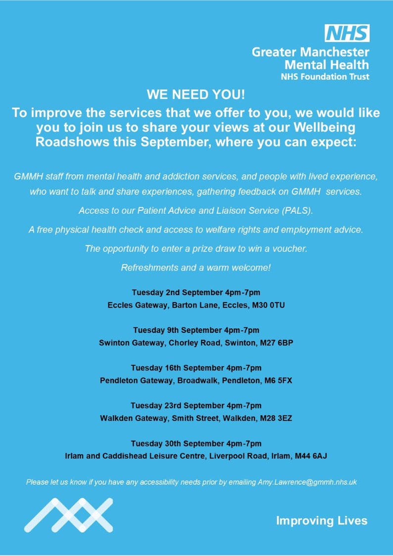 START (@startinspminds) on Twitter photo This sounds like something that START members current and past might like to get involved with. Do something worthwhile for your community and there's a prize draw too!
Contact Amy.Lawrence@gmmh.nhs.uk for details This sounds like something that START members current and past might like to get involved with. Do something worthwhile for your community and there's a prize draw too!
Contact Amy.Lawrence@gmmh.nhs.uk for details
