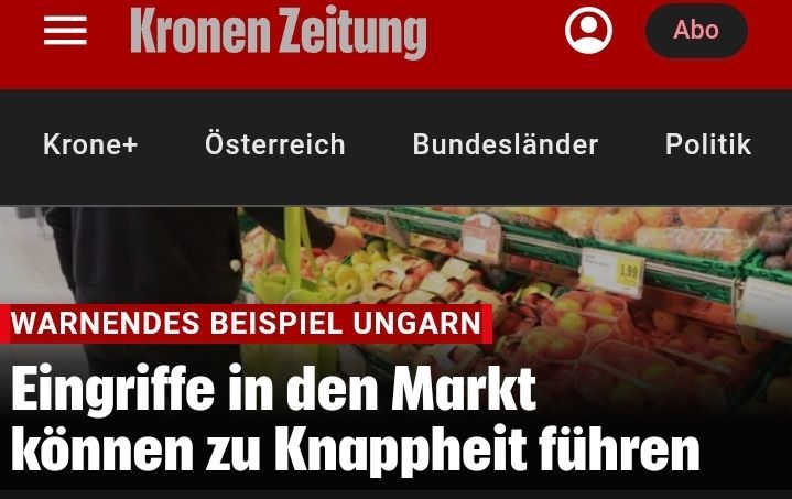 Sehr bitter, sogar das Boulevard hat mehr Ahnung von der #Marktwirtschaft als <a href="/MarterbauerM/">Markus Marterbauer</a> 🫣