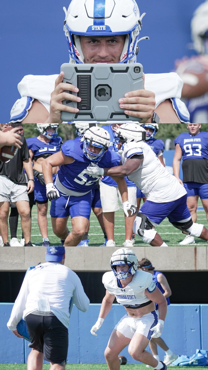 IndStFB's tweet photo. Keeping on that camp grind 😤

#USLawnsTerreHaute

#MarchOn | #LeaveNoDoubt https://t.co/3HtF6xlfA5