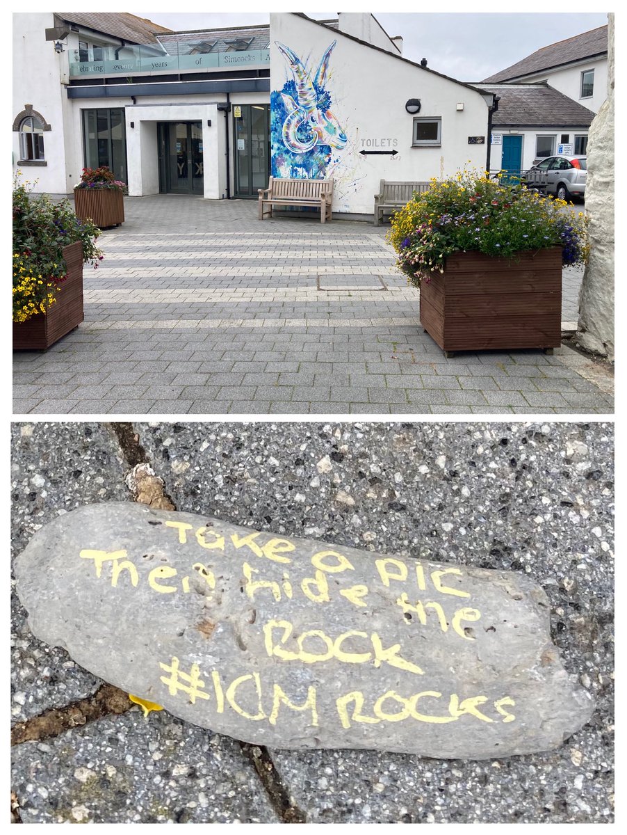 Found an #iomrocks outside the library in Castletown today. Re hidden as instructed, this time in Douglas.