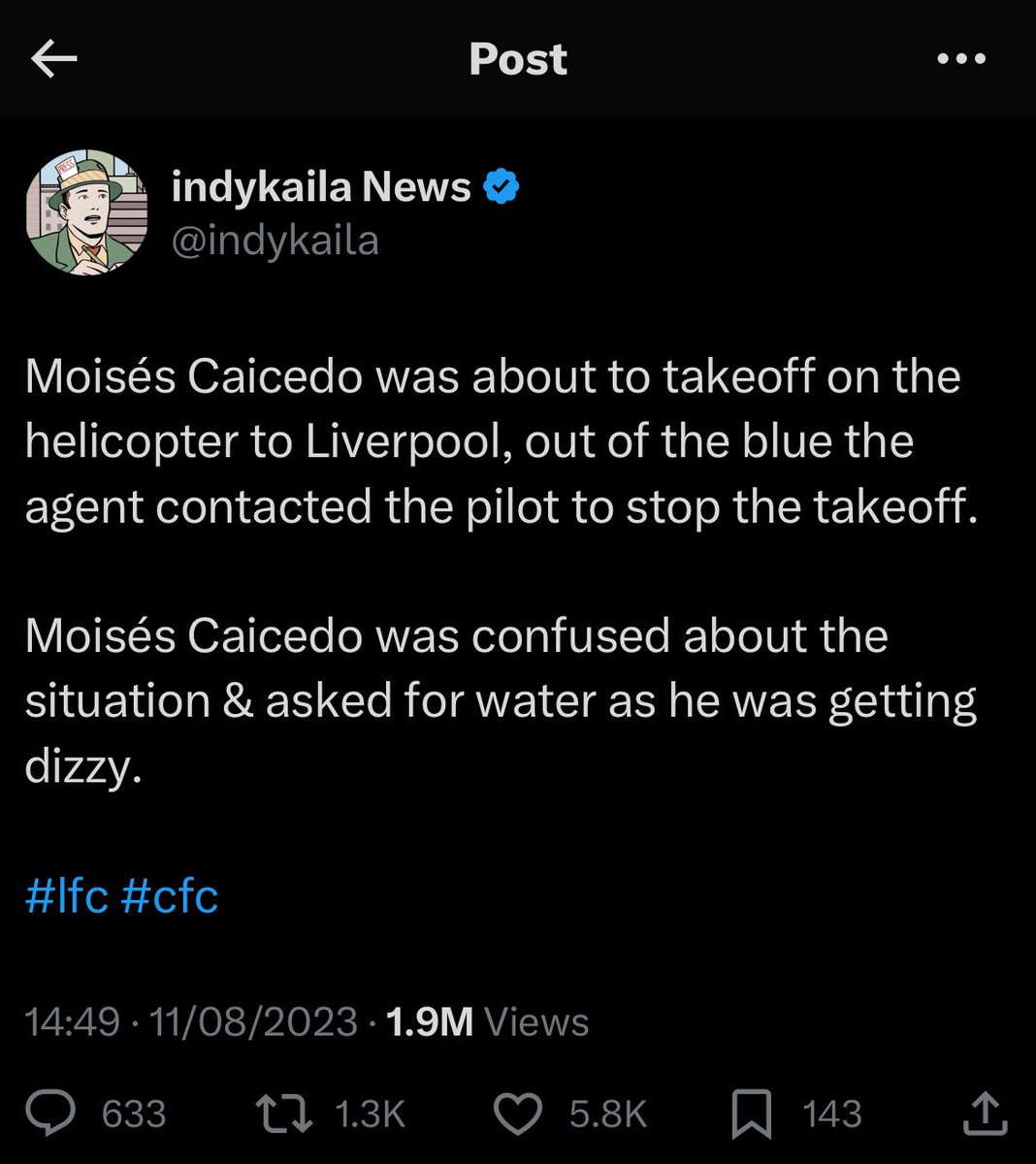 haroldinholfc's tweet photo. @Chris78Williams 😂😂😂😂😂😂 https://t.co/bfJnSimt71