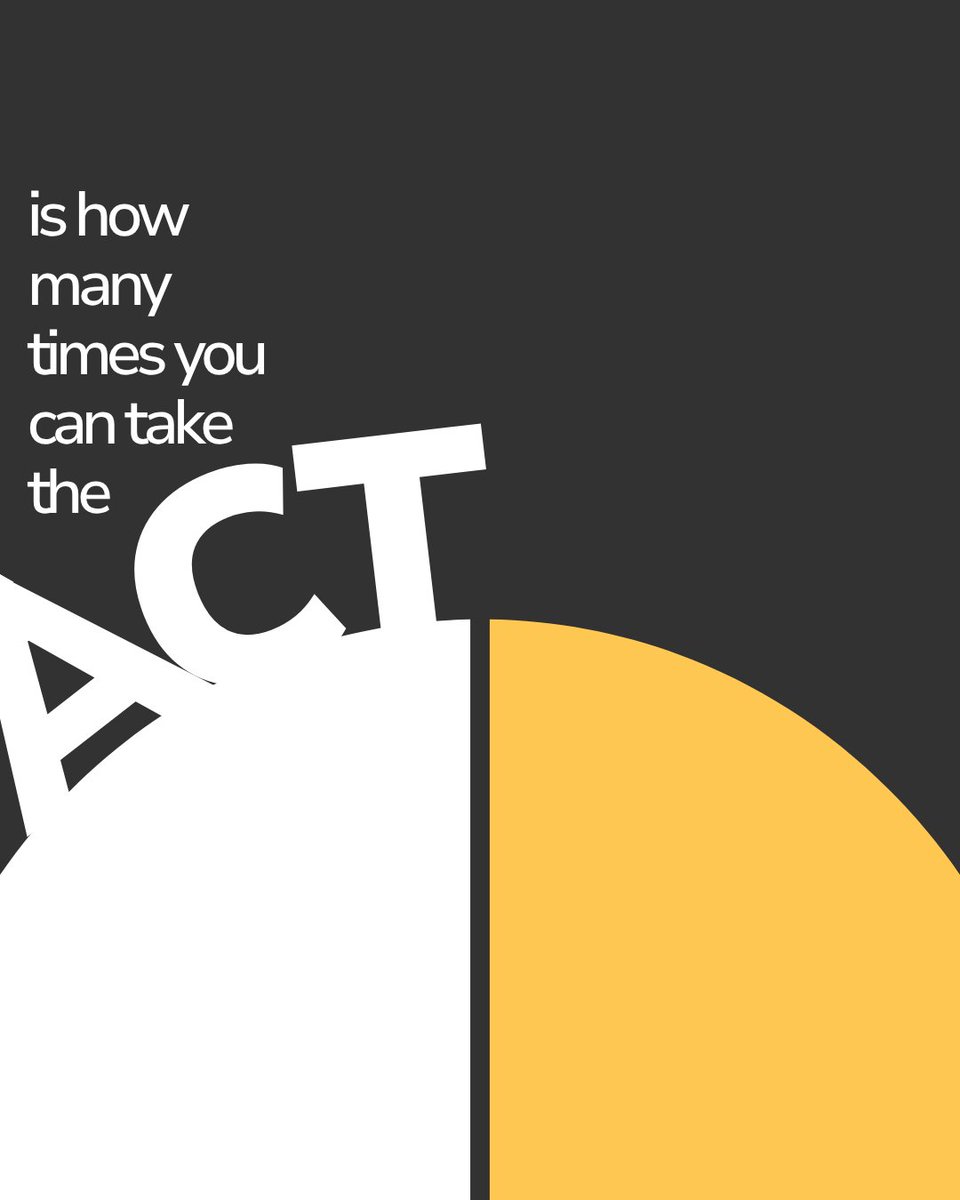 Petersons's tweet photo. You can take the ACT an infinite number of times... but do you want to? 🧐🤨

Prepping for your first attempt sounds like a better use of time, money, and nerves. Prep up here: https://t.co/4eUrg5vXdb

#TestPrep #TestPreparation #ACT #CollegeAdmissions #ACTTestPrep #ACTPrep https://t.co/jFTTzTTpE7