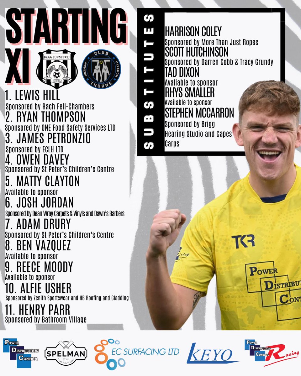 officialbrigg's tweet photo. Here’s how the Zebras line up for the first time ever in our new ground facility where they gave Club Thorne.

Matty Clayton and Tad Dixon join the club in time to have their part in tonight’s historic fixture.

#UTZ🦓 https://t.co/yhtpQapKAE