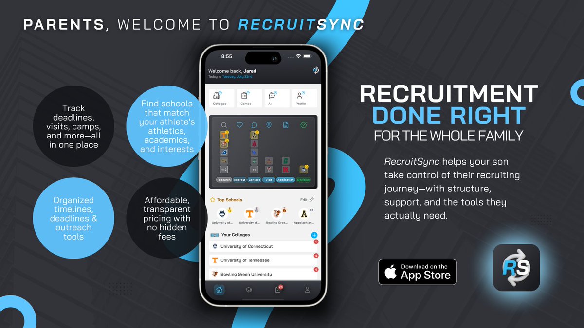 RecruitSync's tweet image. Parents—if your son is serious about playing college football, this is for you. #RecruitmentDoneRight #RecruitSync