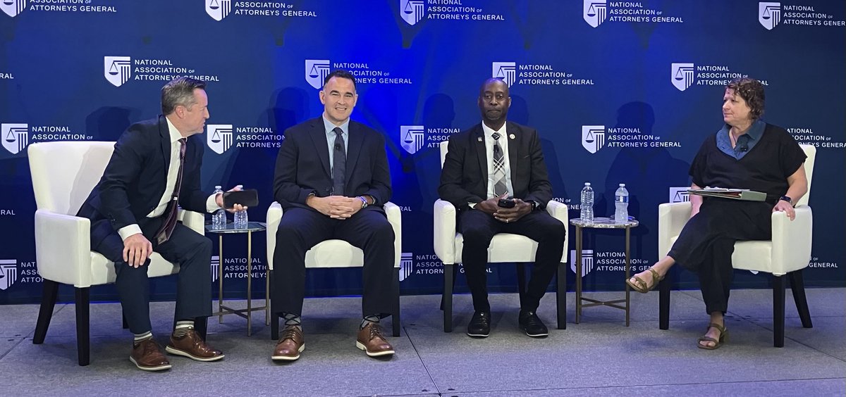 It was great speaking on a panel with ⁦<a href="/UtahAG/">Office of the Utah Attorney General</a>⁩ ⁦<a href="/ASAMorg/">ASAM</a>⁩ and ⁦<a href="/justicecatalys1/">justice catalyst</a>⁩ at ⁦<a href="/NatlAssnAttysGn/">NAAG</a>⁩ - we discussed marijuana laws, harm reduction, the false dichotomy of medication v non-medication assisted treatment, and more. Was an honor!