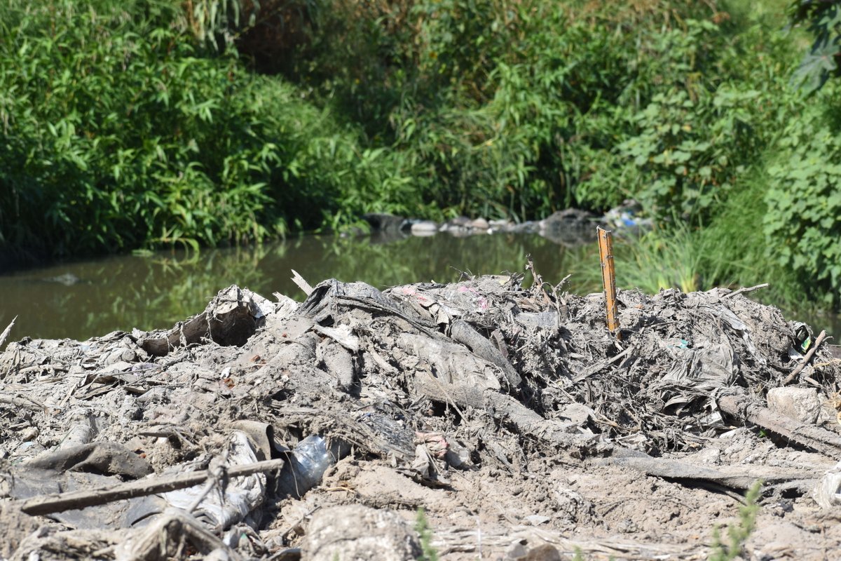 During a site visit, RCAP and regional partners visited a portion of the Tijuana river. <a href="/RCACorg/">RCAC</a> helped secure funding for the ongoing trash boom project in this part of the river. The tour was given by Oscar Romo of <a href="/alterterraorg/">AlterTerra</a>, the non-profit in charge of the project.