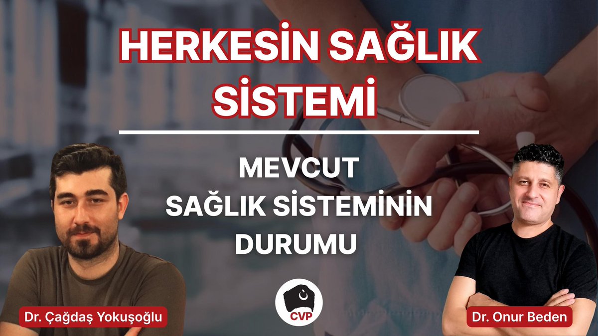 "Herkesin Sağlık Sistemi - Mevcut Sağlık Sisteminin Durumu | Dr. Çağdaş Yokuşoğlu - Dr. Onur Beden" 
Cumhuriyetçi Vatanseverler Partisi YouTube kanalında yayında.

İzlemek için;
youtu.be/JH9hwbI6sh4

<a href="/cvpgenelmerkez/">Cumhuriyetçi Vatanseverler Partisi</a>

#HainsizTürkiye
