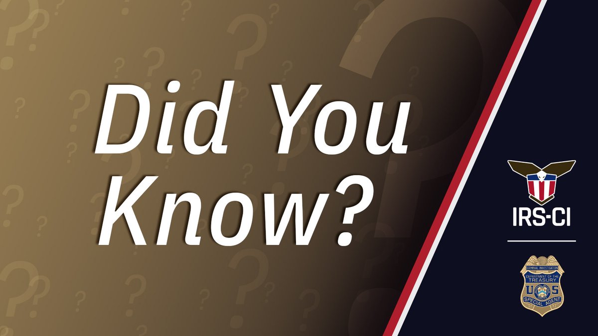 #DidYouKnow that #IRSCI has Cyber Crimes Units (CCUs) located in Los Angeles and Washington, D.C., where staff work exclusively on cybercrime cases?

Click below to learn more about how our LA based CCU took down RedLine and META infostealers globally.

irs.gov/compliance/cri…