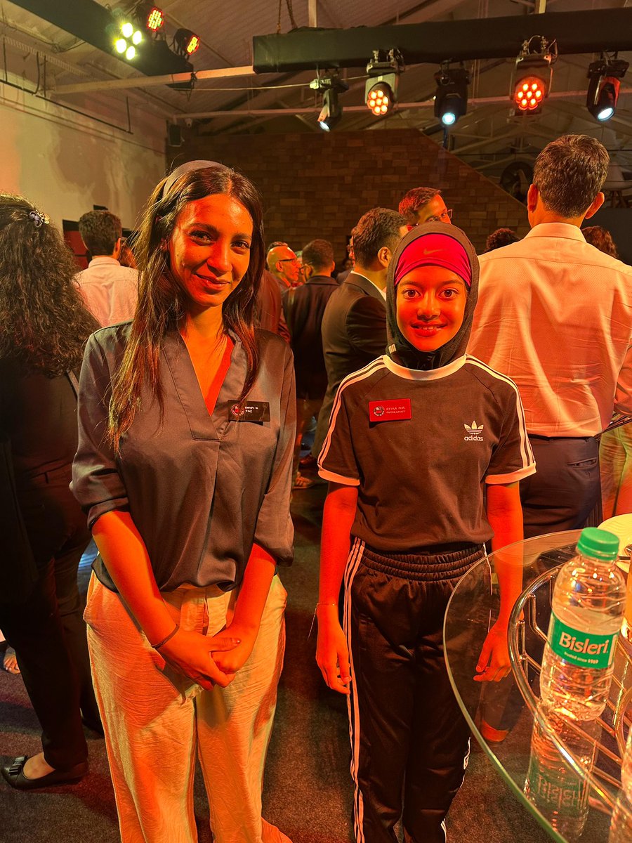 shilps16's tweet photo. Today I met @MirzaSania @Pvsindhu1 at @thesportswomen huddle in Mumbai. But the coolest person I met was @AtiqaMirRacing who at the age of ten become the first Asian woman to be selected by formula 1 academy. Also what a sweet,confident kid. https://t.co/GM17yuJvAN