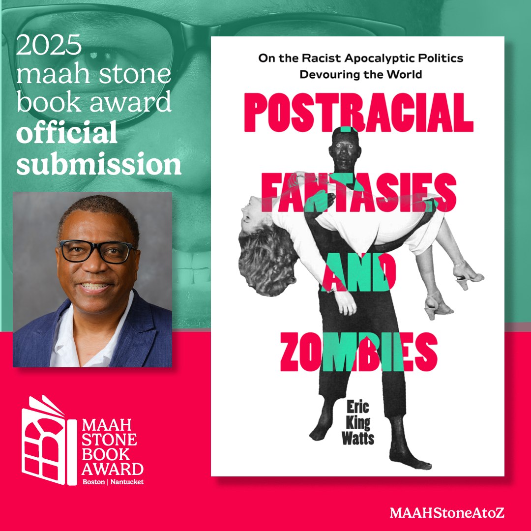 Congratulations to @wakecomm Dpt Chair, Eric King Watts on his recent book. "Postracial Fantasies and Zombies" being nominated for the 2025 MAAH Stone Book Award ! The short list will be announced in a few weeks, and the award will be announced Oct. 9th. Good Luck Dr. Watts! 🎩