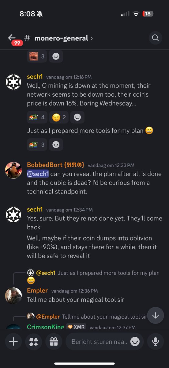c___f___b's tweet image. #Monero and #Qubic keep working in tandem to improve each other's security.
